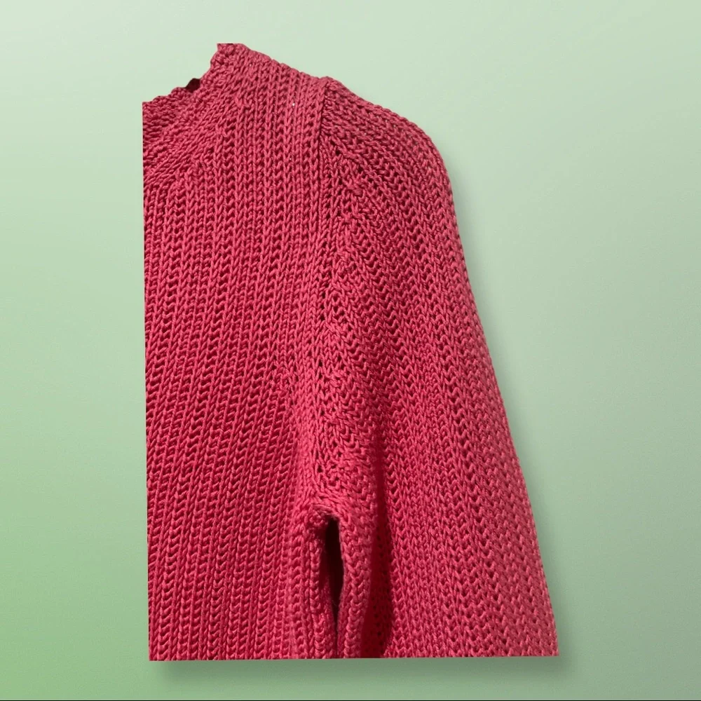 Tommy Bahama Long Sleeve Crochet Top - Picture 7 of 8